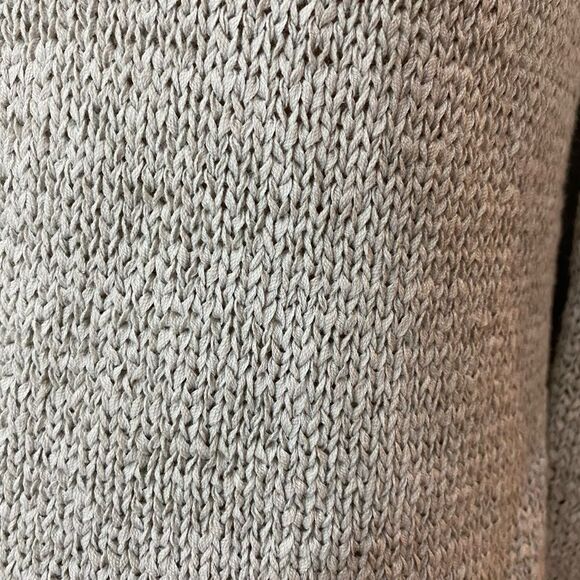 Bb Dakota grey open knit scoop‎ crew neck sweater - Picture 4 of 5